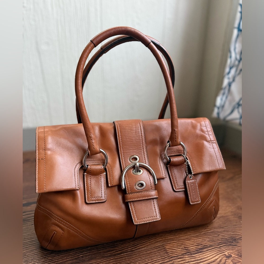 Coach Soho Flap Buckle Satchel